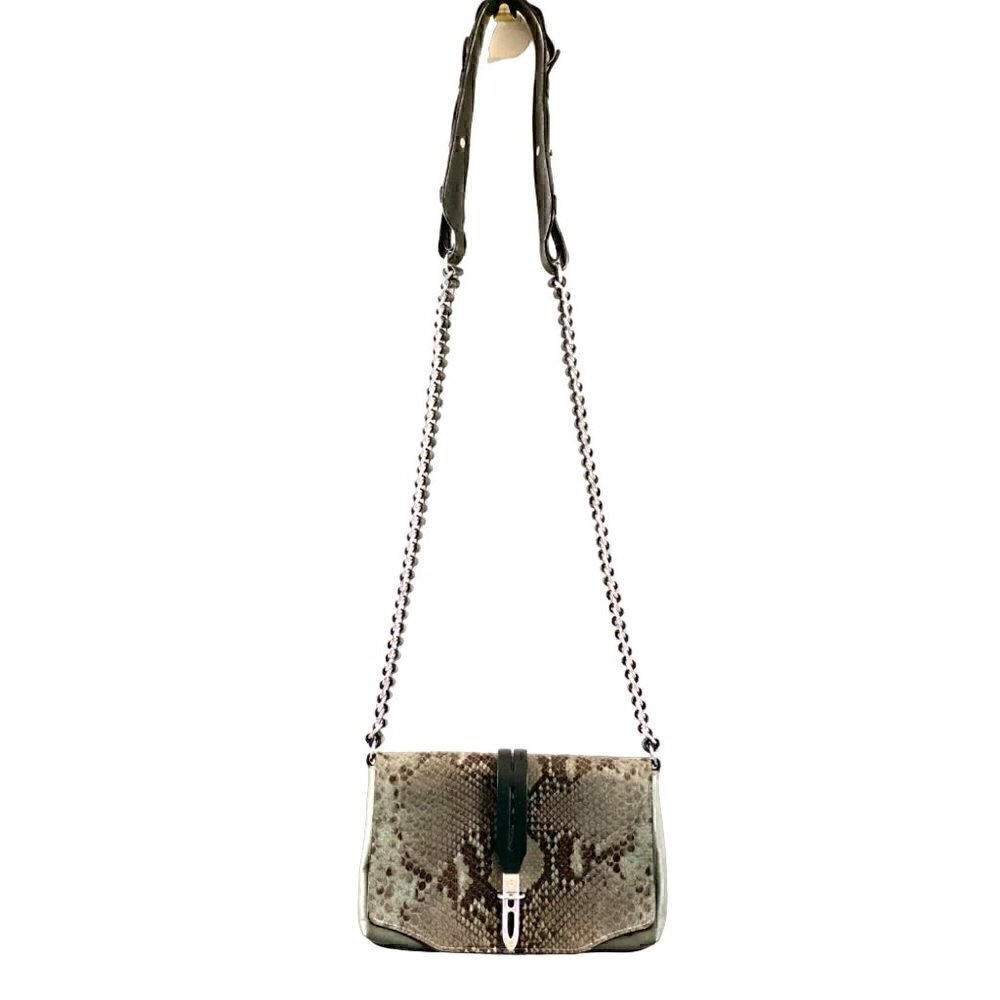 Rag & Bone Enfield Snake Flap Crossbody Bag Mini … - image 2